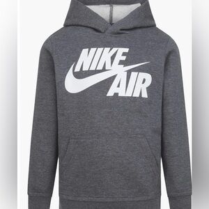 NWT Nike swoosh Kids Gray Hoodie sweatshirt size 6